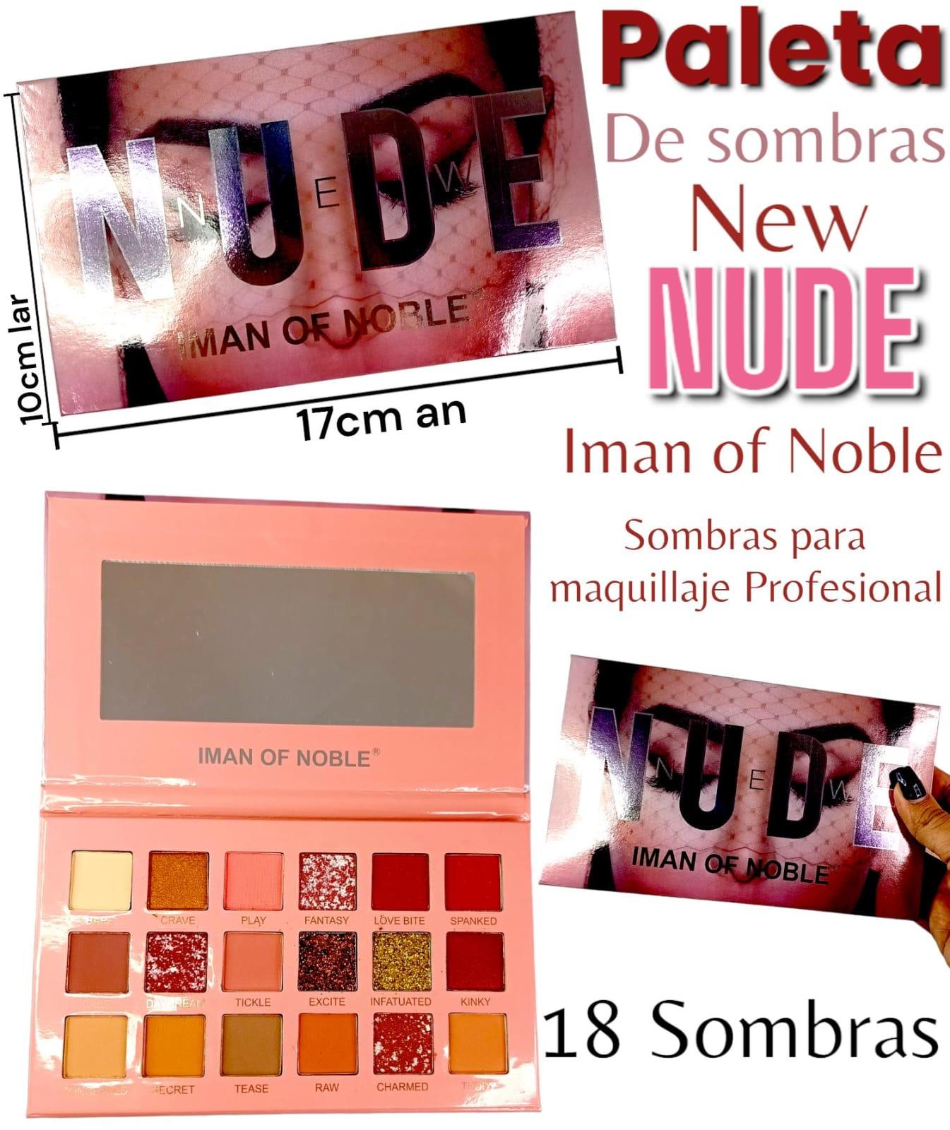 Paleta de Sombras Nude Iman Of Noble 10cm